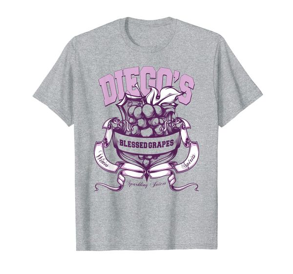 

graphic wine blessed grapes winery t-shirt, White;black