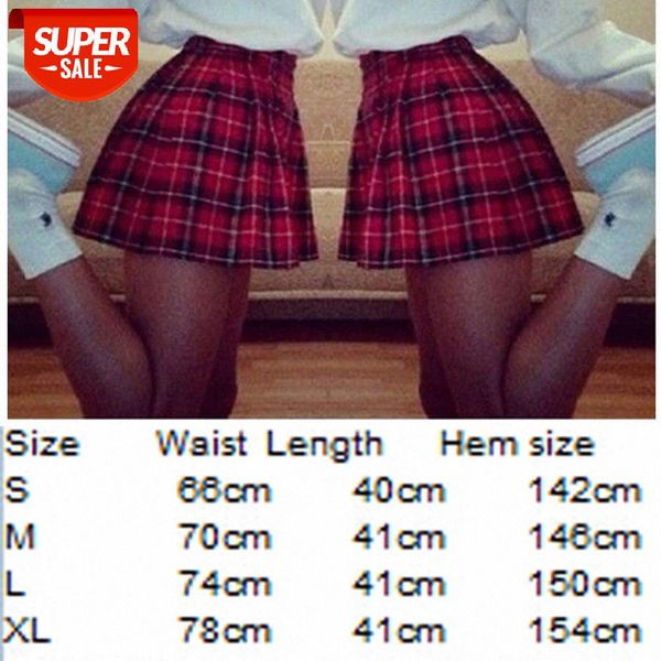 

Spring Newest Skirts Womens Sexy Casual Cute Summer Plaid Pleated Skirt Short Girls Cheerleaders Costumes #PI9q, Black