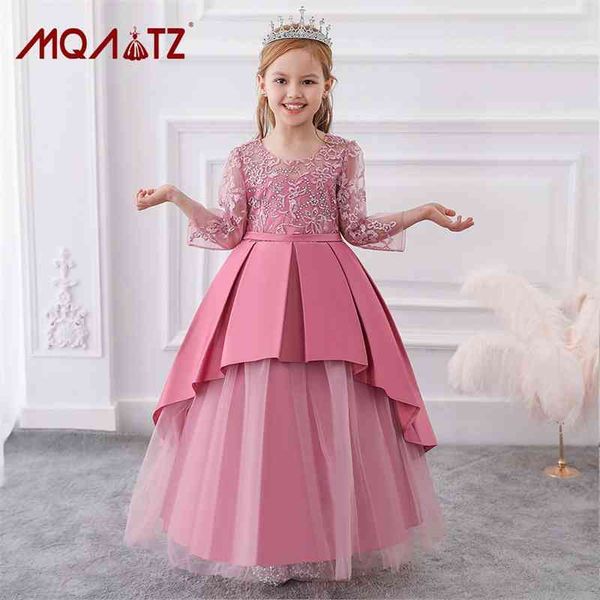 

children's dress diamond long sleeve girl's princess dress, White;black