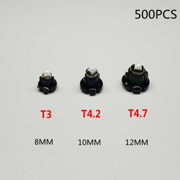 

emergency lights 500pcs t3 t4.2 t4.7 super bright led car board instrument panel lamp auto dashboard warming indicator wedge li