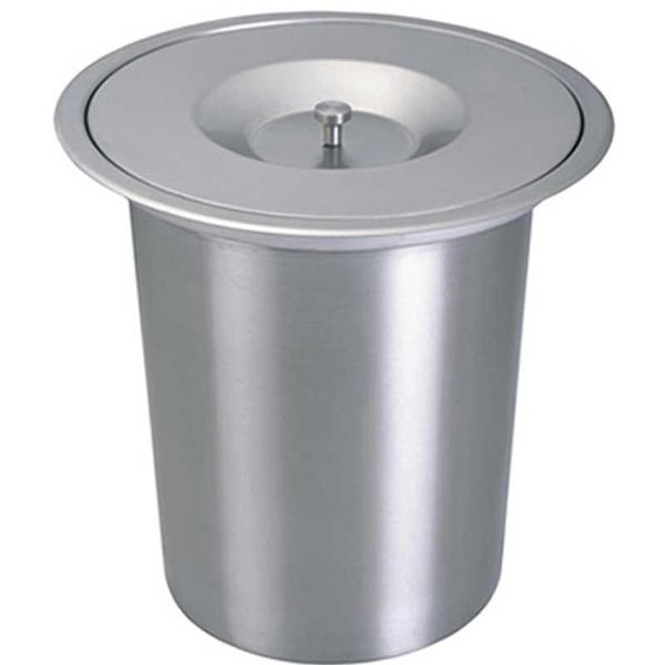 

waste bins 8l tainless steel trash can flush recessed built-in dustbin bin eco-friendly invisible for kitchen bar rubbish