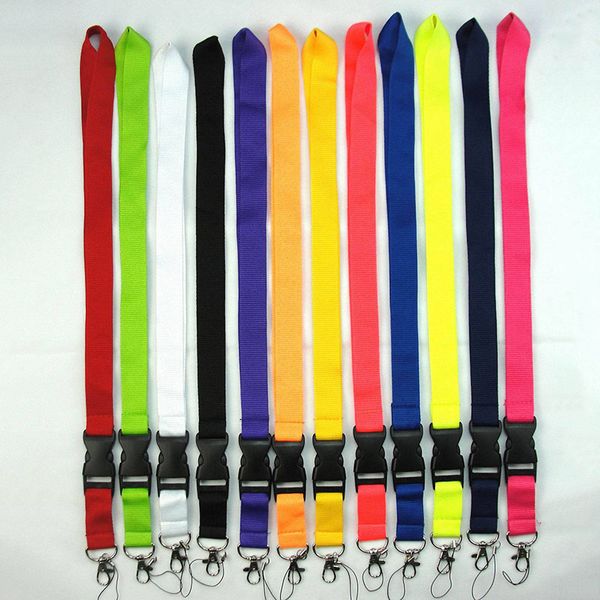 12 cores Brand New Thone Lingas para ID emblemas Multicolor Acessório Titulares Contadores para Chave Keyring Straps