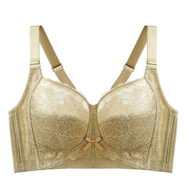 

bras women full coverage wire non-foam lace bra 34 36 38 40 42 b c d e, Red;black