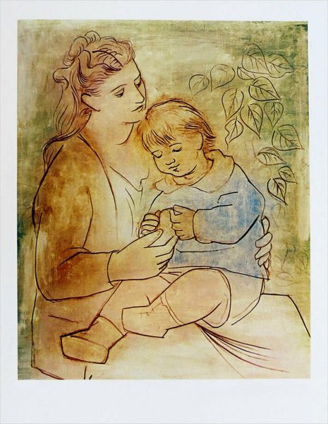 

pablo picasso mother & child home decor handcrafts /hd print oil painting on canvas wall art canvas picture 210223