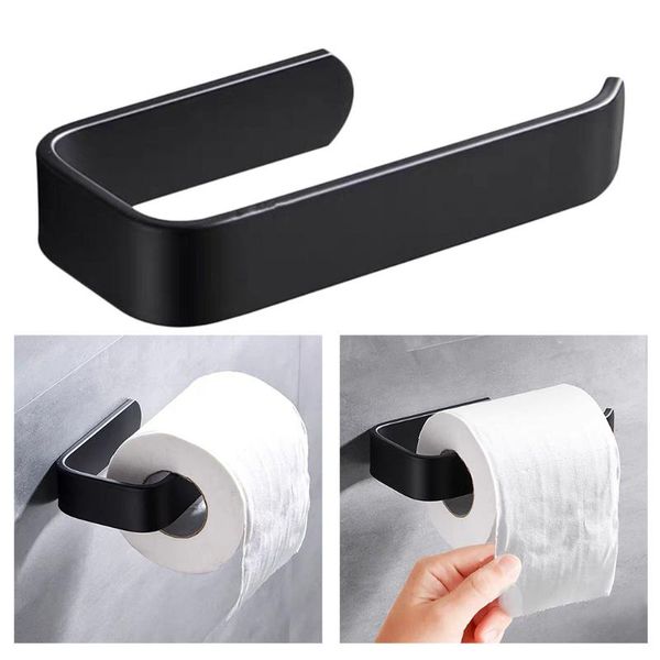 

toilet paper holders universal hook acrylic storage wall-mounted towel holder bathroom accessories gadgets kitchen tools