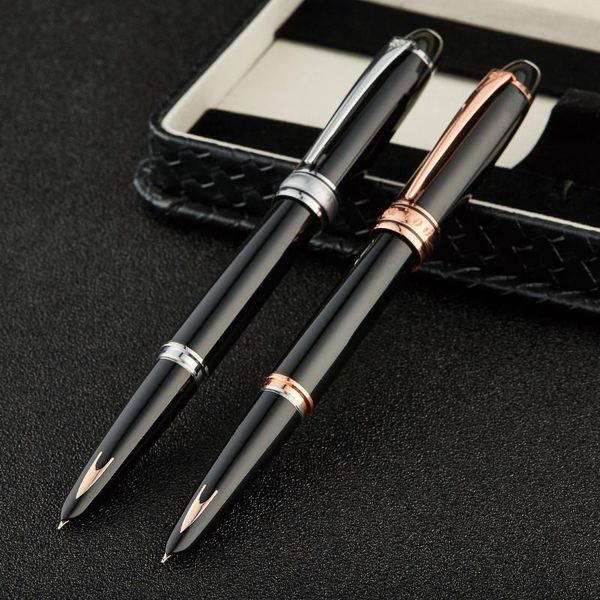 

fountain pens hero classic 100 pen 14k gold arrow mark fine nib 0.5mm metal ink with clip office business writing gift set