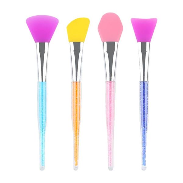 

eyelash curler 4pcs silicone face mask brush beauty tool facial mud applicator