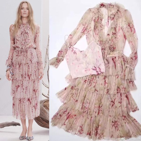 

casual dresses 2021 sale zanzea dress vestido de festa vadim maxi bohemian v-neck long-sleeved layer cake print chiffon summer women, Black;gray