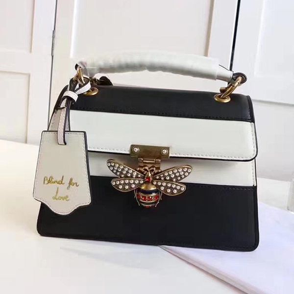 

queen margaret women blind for love shoulder bee buckle crossbody bag female designer leather hand brand bags
