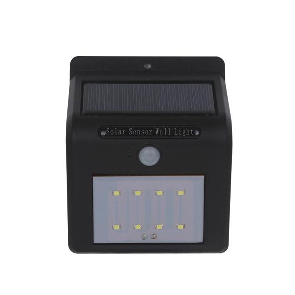 

lawn lamps solar motion sensor light pir sensor+cds night wall lamp led guardrail waterproof outdoor stairs fence