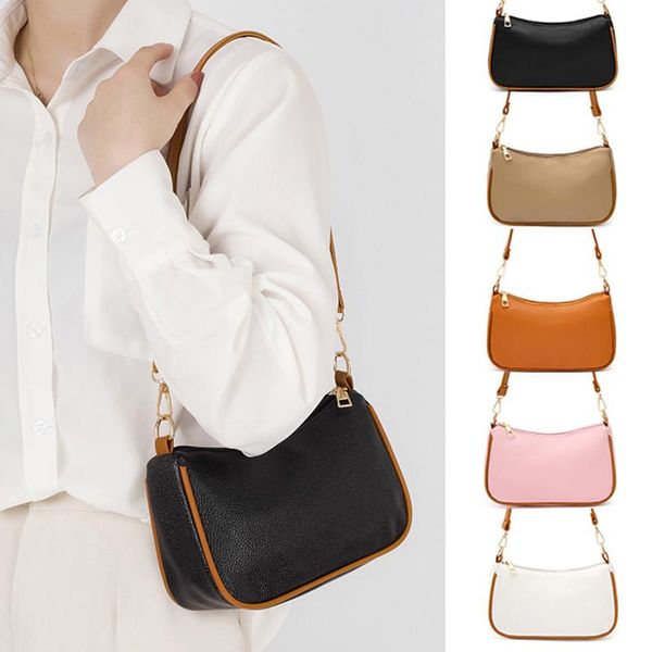 

evening bags fashion women underarm bag pu leather chain handbag ladies small square single shoulder shopping armpit tote dropship