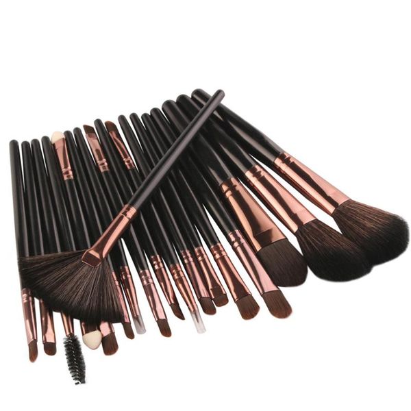 

eyelash curler 18 pcs simple classic solid color makeup brush set soft hair professional facial eye lip tool combination pinceis drop ship