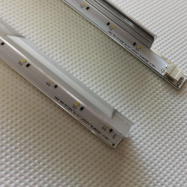 

strips 2pcs led strip for samsung ue55k5100 un55k5300 ue55k5300 ue55k5105 ue55k5170 un55k5100 louvre 55" bn96-9732a 9733a ua55k5100