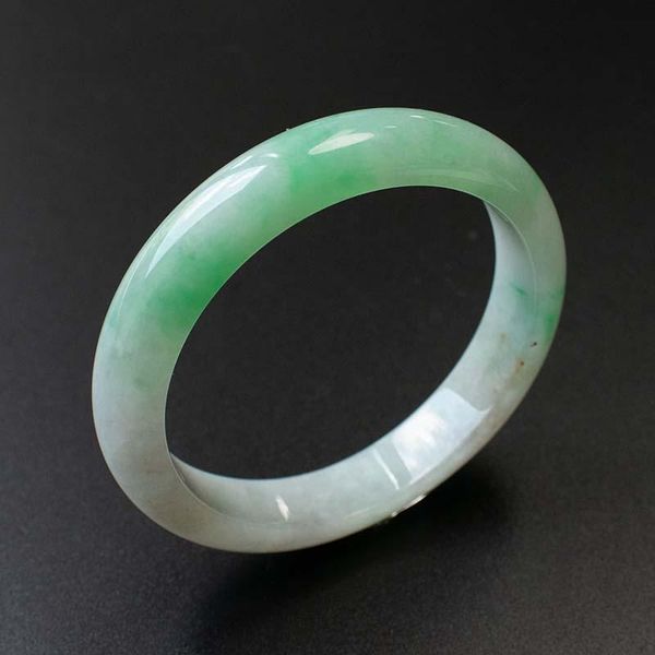 

other bracelets zheru jewelry natural burmese jade 54mm-62mm light green two-tone bracelet elegant princess send mother to girlfri, Golden;silver