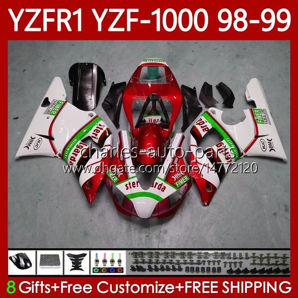 OEM Body Kit für Yamaha YZF-1000 YZF-R1 YZF 1000 CC R 1 1998 1999 2000 2001 Karosserie 82No.130 YZF R1 1000CC 98-01 YZF1000 YZFR1 98 99 00 01 Motorradverkleidung