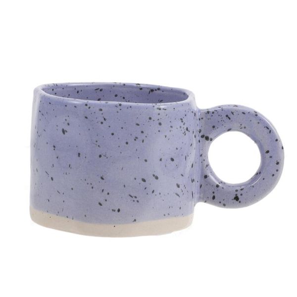 

mugs 1 pc sturdy anti-scalding ceramic water cup stable mug with spotted tableware
