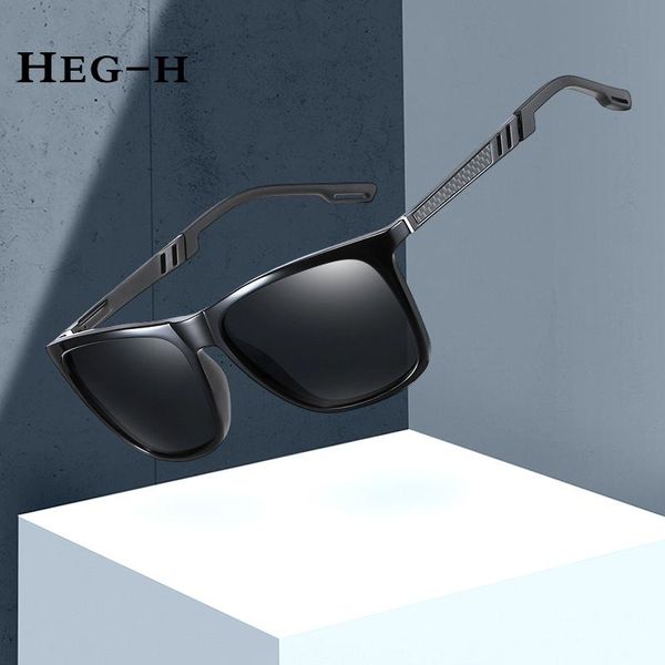 

sunglasses 2021 aluminum magnesium polarized men mirror square sun glasses brand male women driving uv400 eyewear shades, White;black