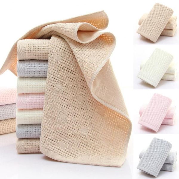

towel 3 colors cotton washcloth soft super absorbent breathable skin-friendly practical washing for daily use