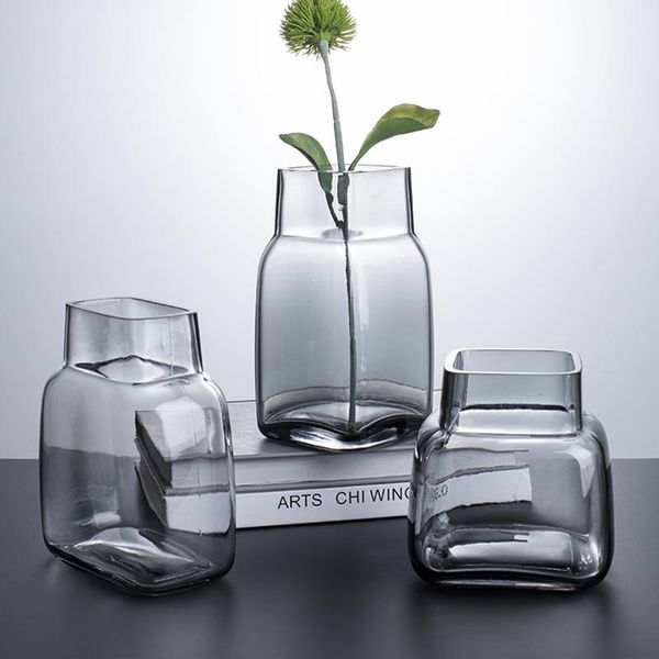 

vases transparent glass vase decoration deskflower arrangement modern living room dining table hydroponic home