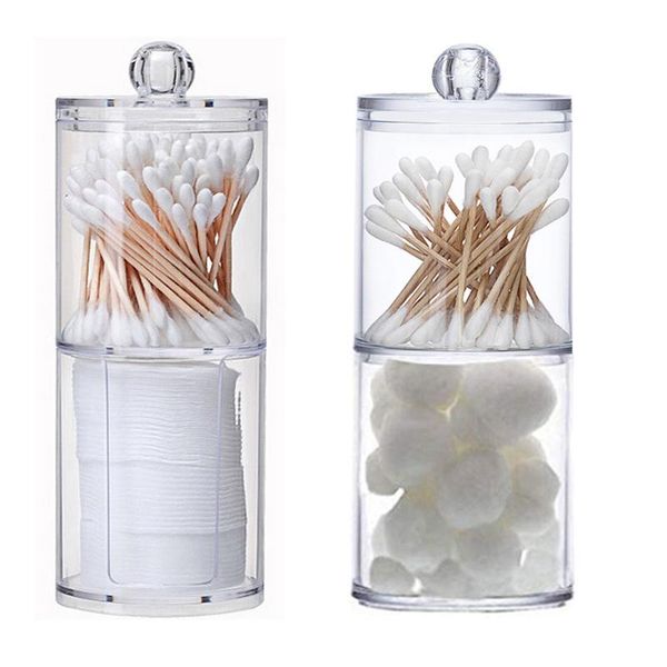 

storage boxes & bins organizer for cosmetics cotton pads holder acrylic cosmetic makeup jewelry swab box