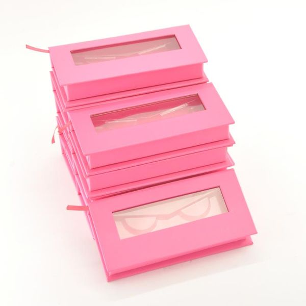 

false eyelashes wholesale eyelash packaging box lash boxes package custom magnetic rose red 25mm faux cils tray makeup storage case vendors