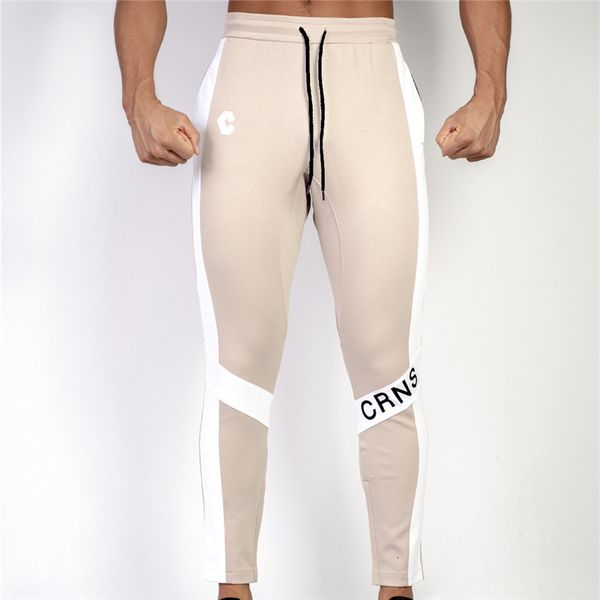 

2021 new sports men joggers sweatpants streetwear trousers fashion printed muscle mens pants 4xuq, Black
