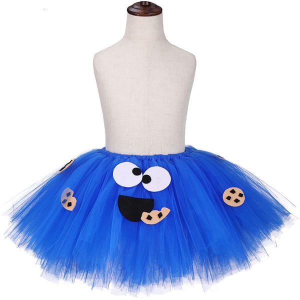 

2021 new meninas azul princesa tutu saia engraado curto para crianas festa yqr9, Blue