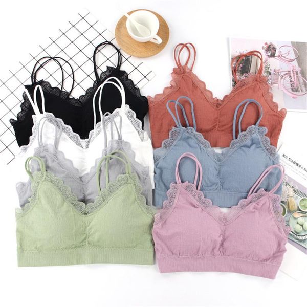 

push up bra for women gym underwear padded full cup solid wireless lingerie female training running vest anti-sweat, White;black