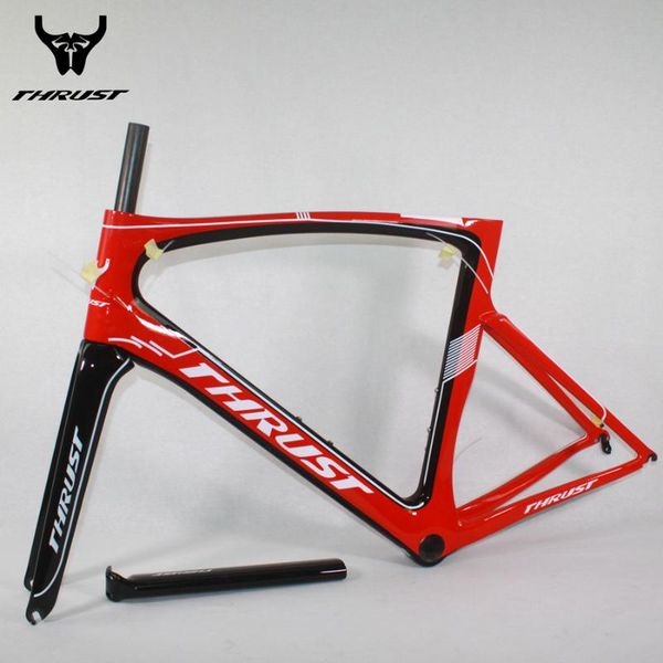 

bike frames thrust carbon road frame 49 52 54 56 58cm pf30 bicycles red 8 color