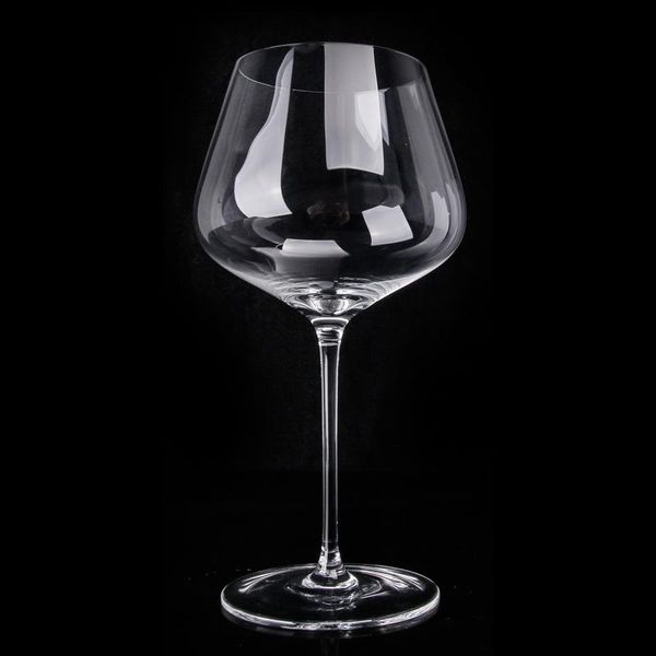 

hip flasks european handmade transparent burgundy wine cup lead-crystal glass cold cut high grade goblet 4pcs