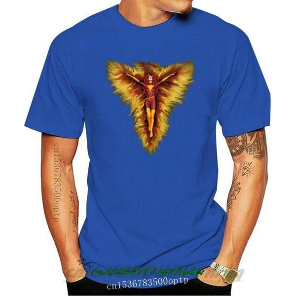 

men's t-shirts 2021 men shirt dark phoenix jean grey xmen tee black navy women s-5xl, White;black