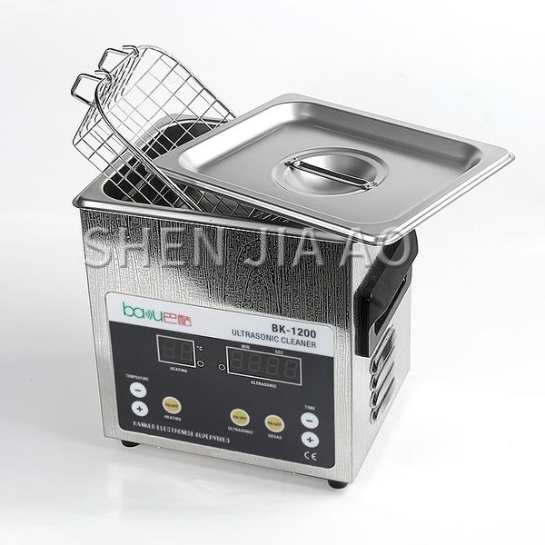 

bk-1200 1.6l capacity ultrasonic cleaner household washing glasses jewelry earring watch cleaning machine stainless steel