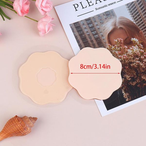

women's g-strings 1 pair silicone self adhesive nipple cover round black stickers breast pad pasties petal invisible accessories, Black;white