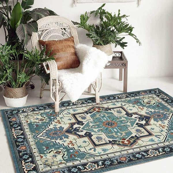 

carpets 200x300cm retro vintage carpet persian living room bedroom mat anti-slip area absorbent boho alfombra