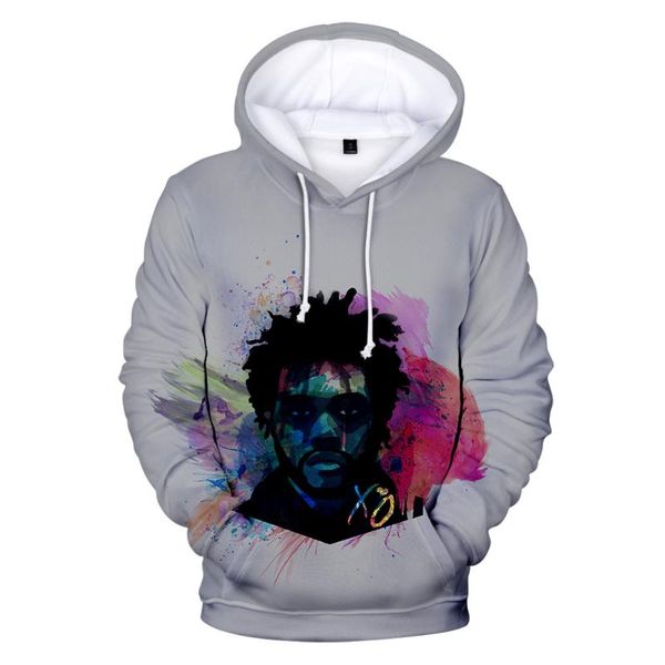 

men's hoodies & sweatshirts the weeknd hoody women/men 2021 arrivals fashion print hip hop casual 3d hoodie coats, Black