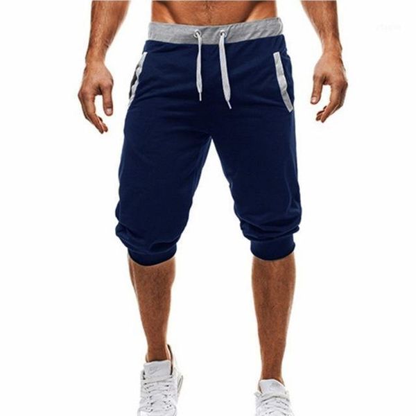 

men's shorts 2021 fitness short jogging casual workout clothes 3xl summer fashion knee long, White;black