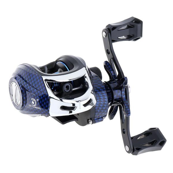 

baitcasting reels 15+1bb high speed fishing reel snake grain 215g magnetic brake max drag 8kg / 17.6lb with right left hand optional
