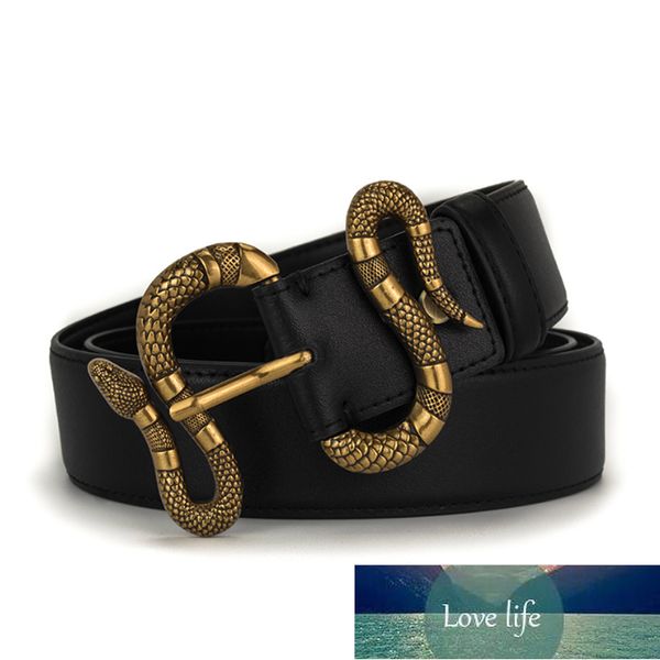 Cinture di design per donna Cintura da uomo di marca di lusso di alta qualità Vera pelle Ceinture Femme Fibbia a serpente G Cinturon Mujer Prezzo di fabbrica design esperto Qualità Ultime