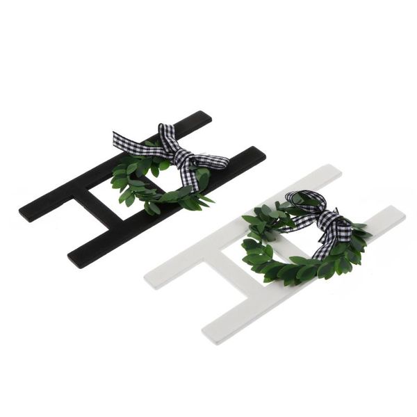 

frames 2 pcs farmhouse ladder sign with garland tiered tray ornament decor