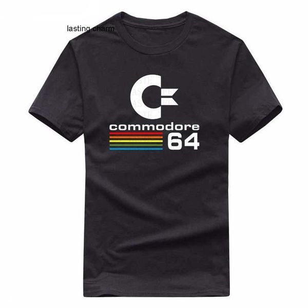 

men's t-shirts 2021 zomer commodore 64-t-shirt retro harajuku print t-shirt men sho mouw losse oveized 100% pure, White;black
