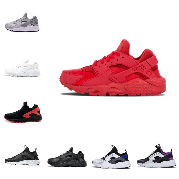 

sale 2021 new airs huarache 1.0 4.0 men running shoes stripe red balck white rose gold huaraches women trainer breathable designer sneakers