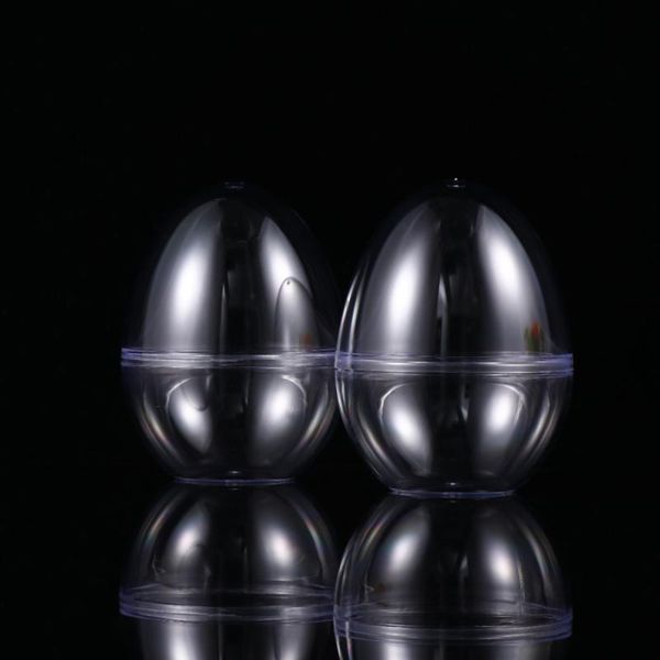 

6pcs creative transparent ball hollow ball candy boxes for easter christmas size m