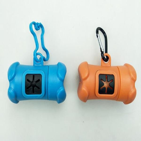 

dog travel & outdoors 100pcs pet bags garbage clean dispenser box waste poop bag with bucket doggy trash