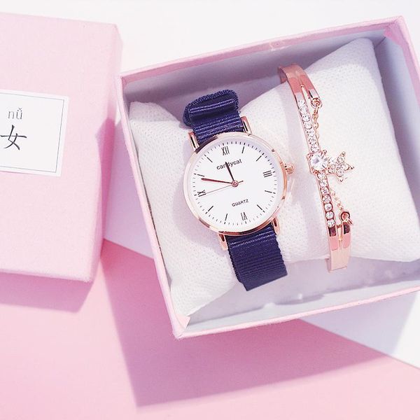 

wristwatches ladies watch women fashion trending clock simple dial twinkling bracelet eletgant xfcs relojes para mujer hodinky, Slivery;brown