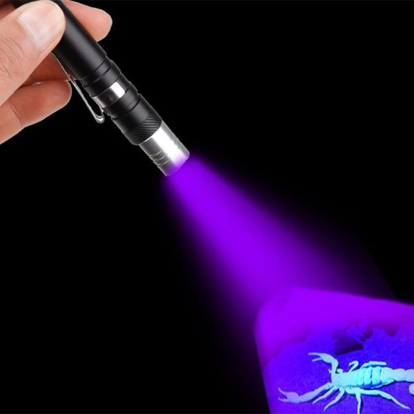 

pen light aluminum mini white light glare led third gear 2* battery