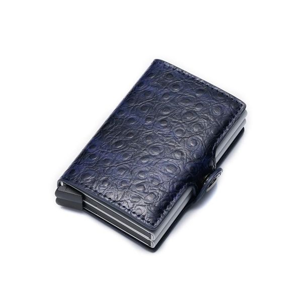 

card holders business men id holder two layers rfid wallets for hasp women pu leather purse bank male, Brown;gray