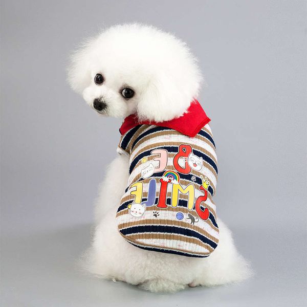 

spring and summer pet with scarf cute vest teddy bear dog clothing