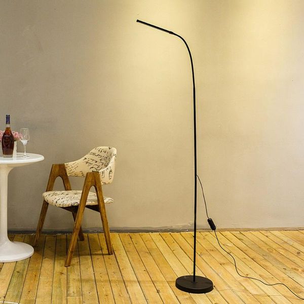 

dimmable vertical led floor lamp eye-care stand light lampe sur pied