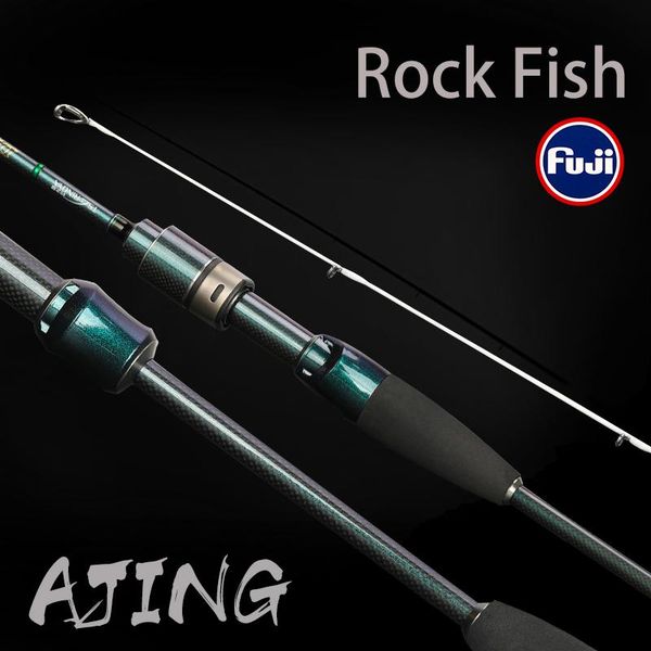 

tsurinoya fishing rod dexterity ajing 632ul fuji accessories ultralight 1.92m casting spinning micro bait lure trout stream rod