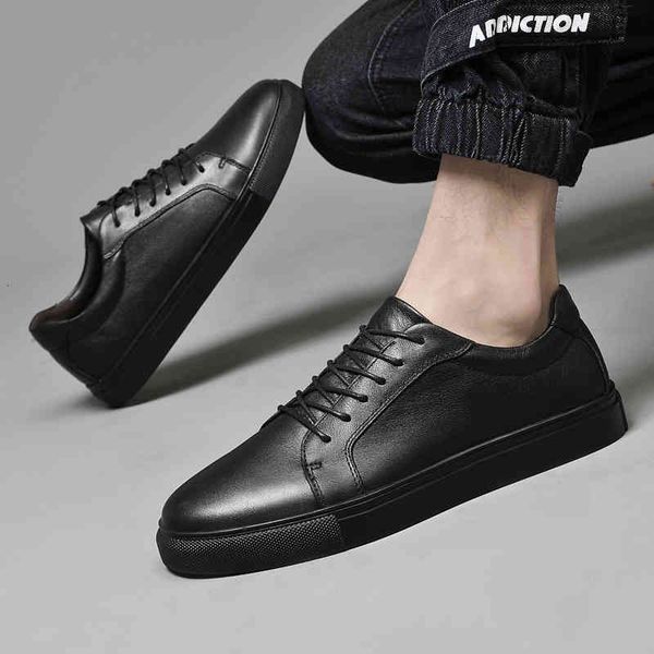 

dress shoes men lightweight sneakers fashion casual comfortable, breathable and non-slip walking 36-44 m9me, Black